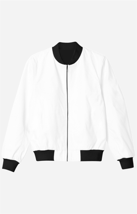 Kids Bomber Jacket White