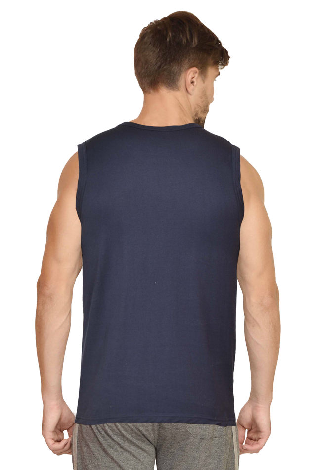 Male Round Neck Sleeveless